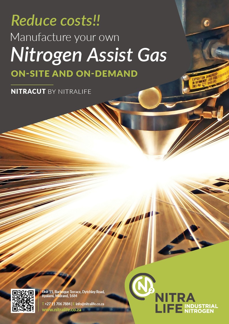Nitrogen assist gas for Laser cutting